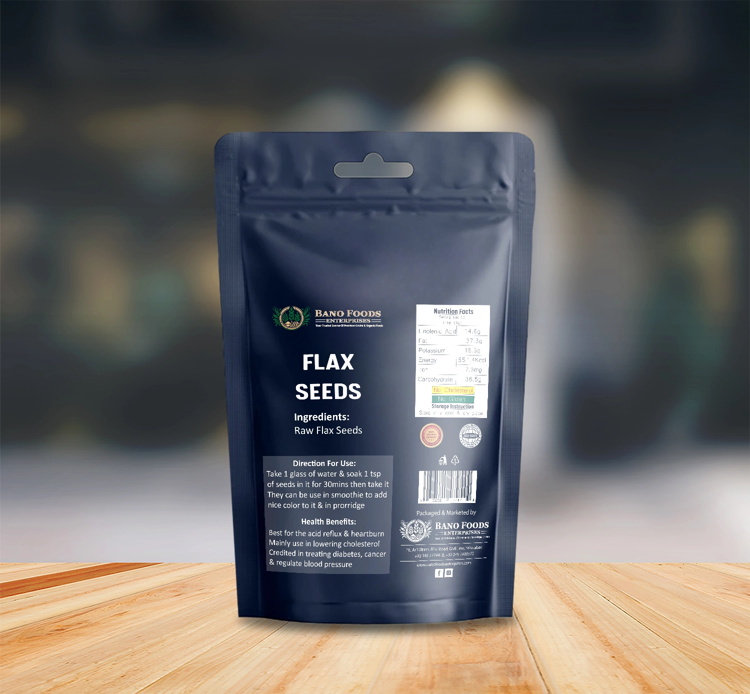 Bano Flax Seeds 200g - Image 2