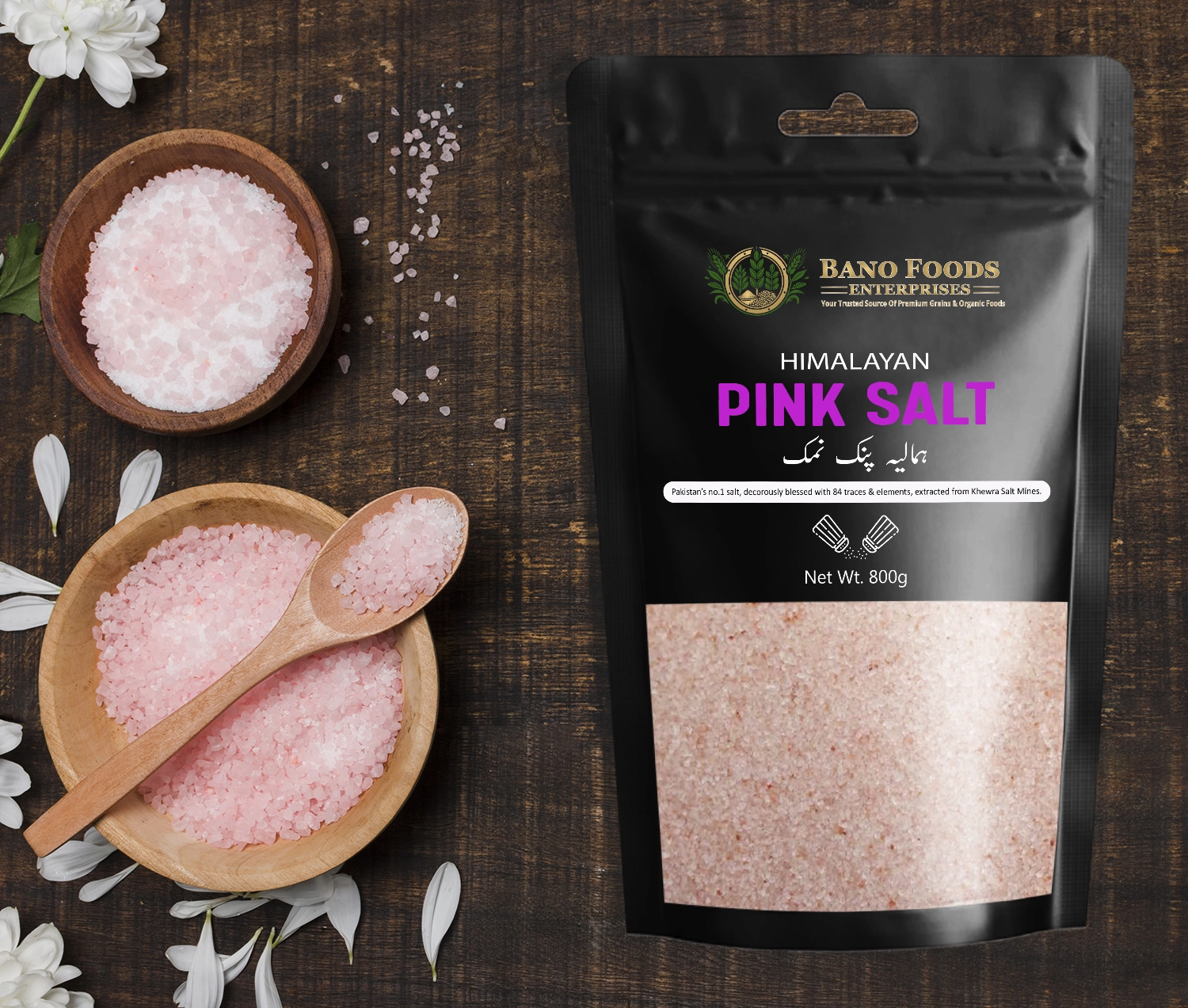 Bano Himalayan Pink Salt 800g