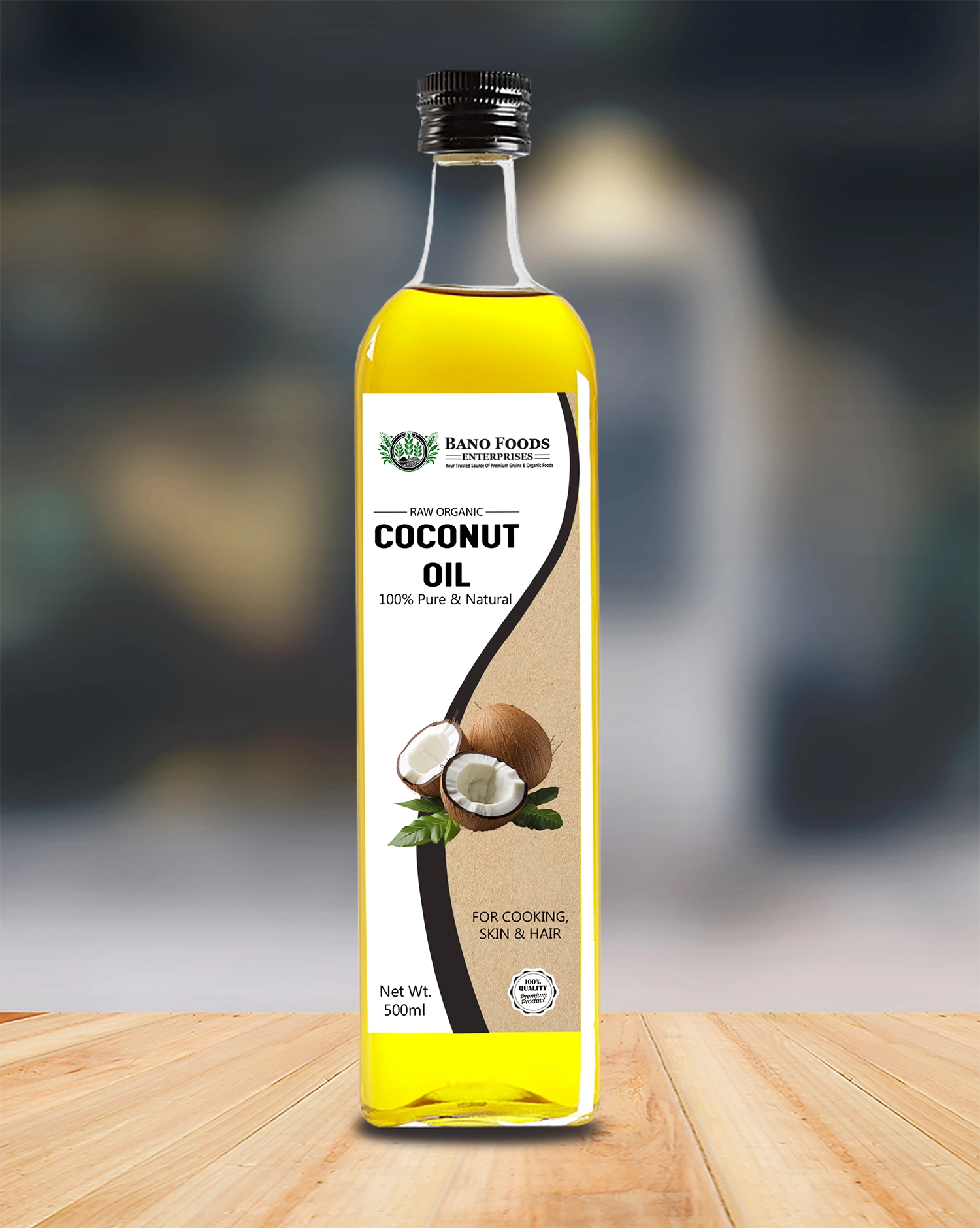 Bano Premium Coconut Oil 500ml