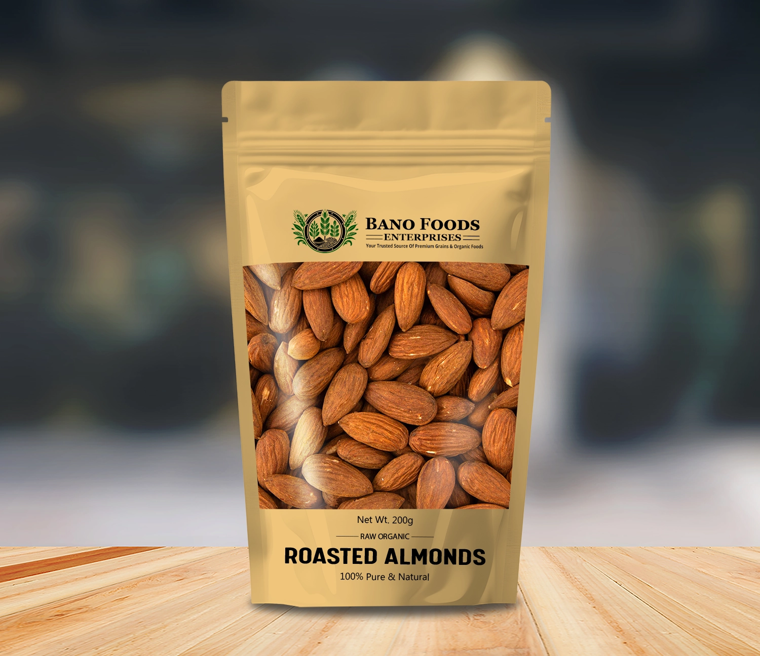 Bano Roasted Almonds 500g