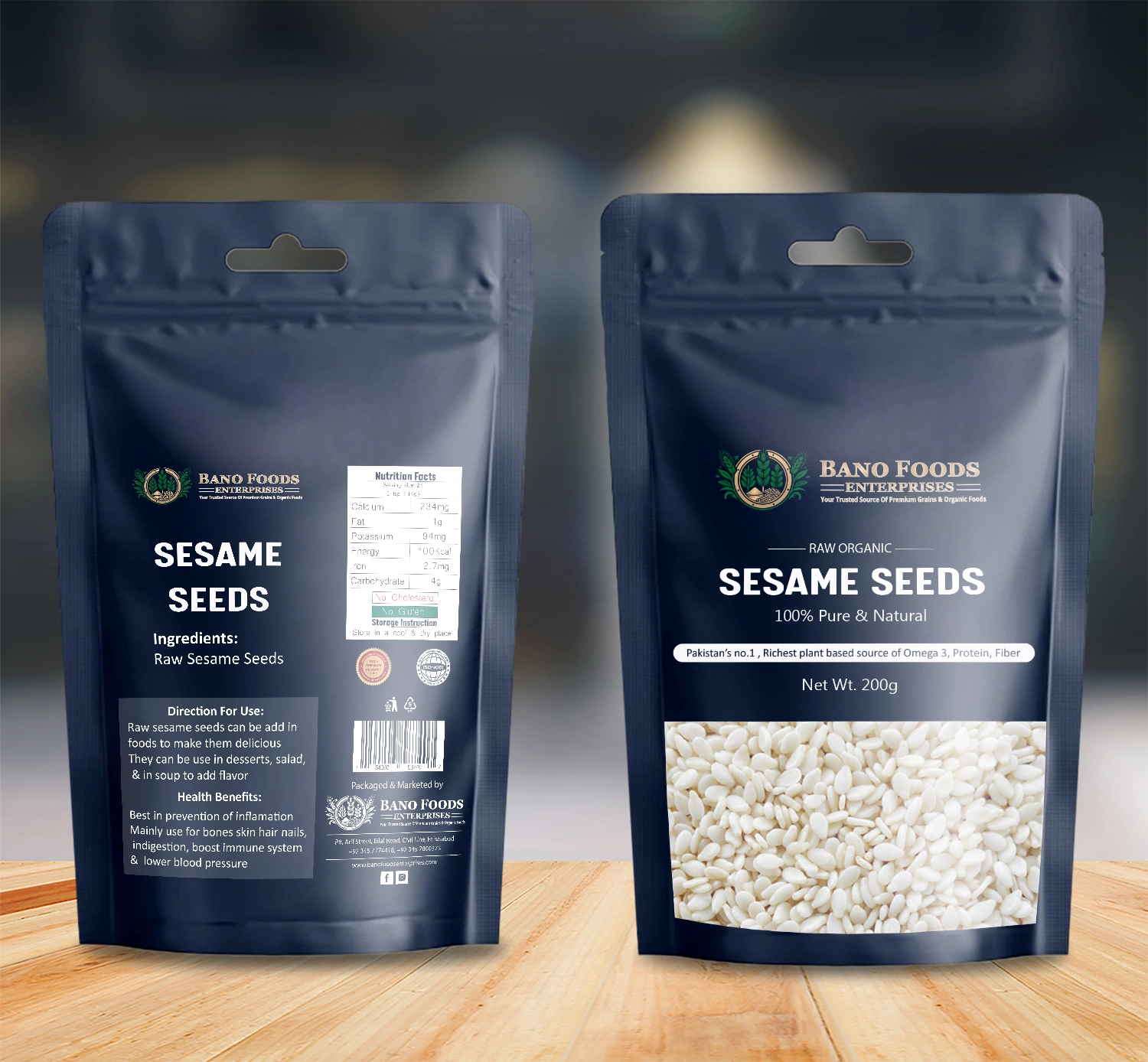 Bano Sesame Seeds 200g - Image 2