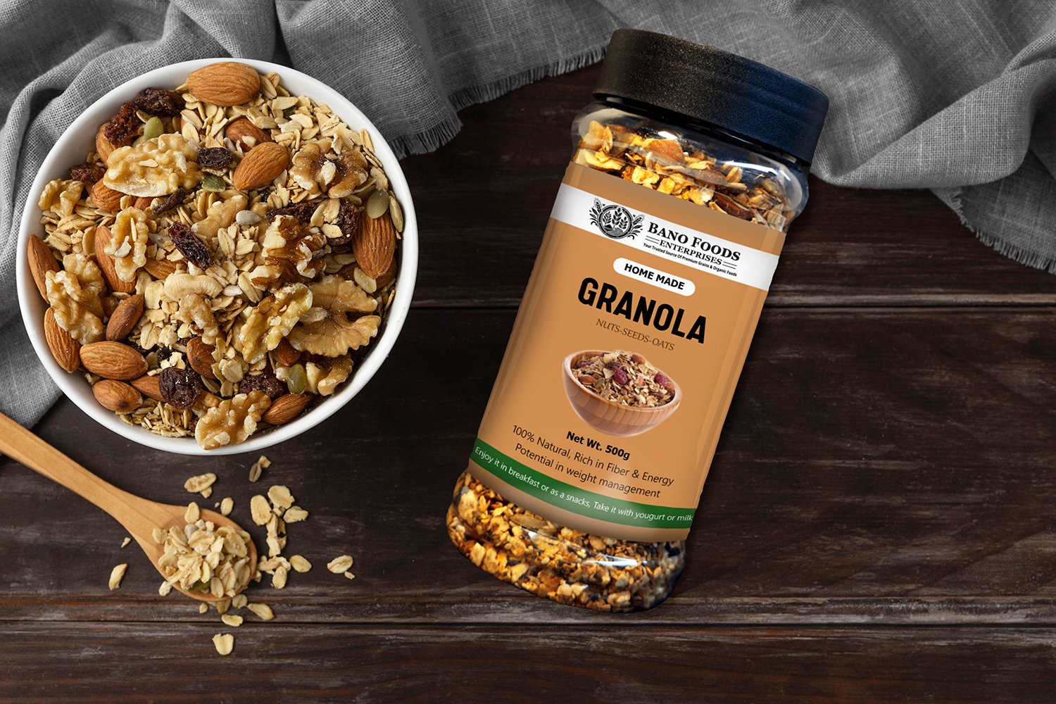 Bano Homemade Granola 500g - Image 3