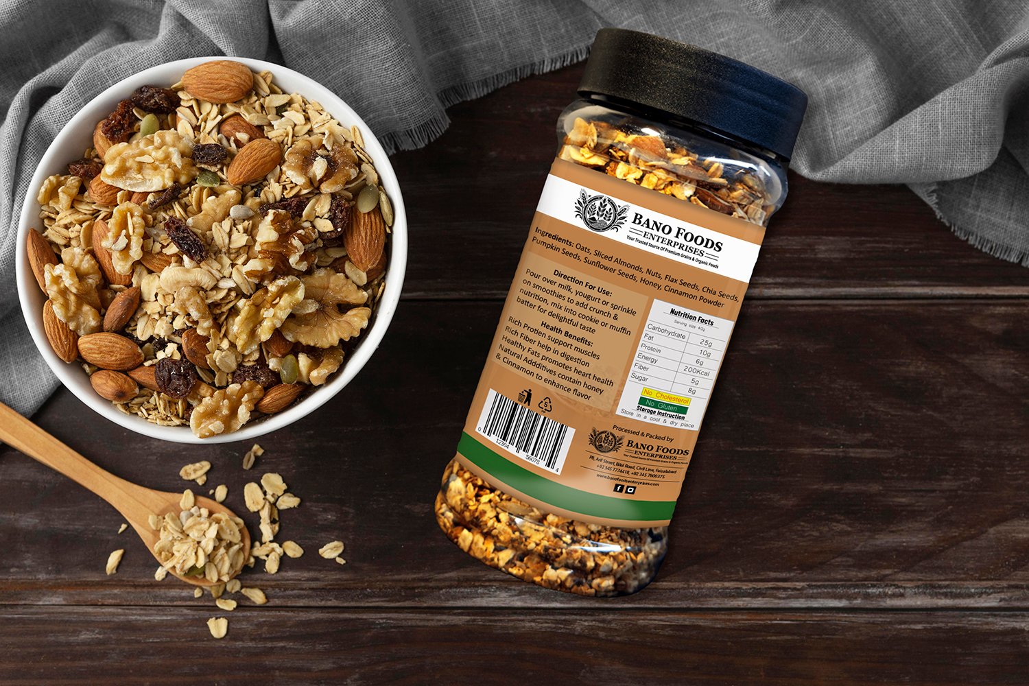 Bano Homemade Granola 500g - Image 4