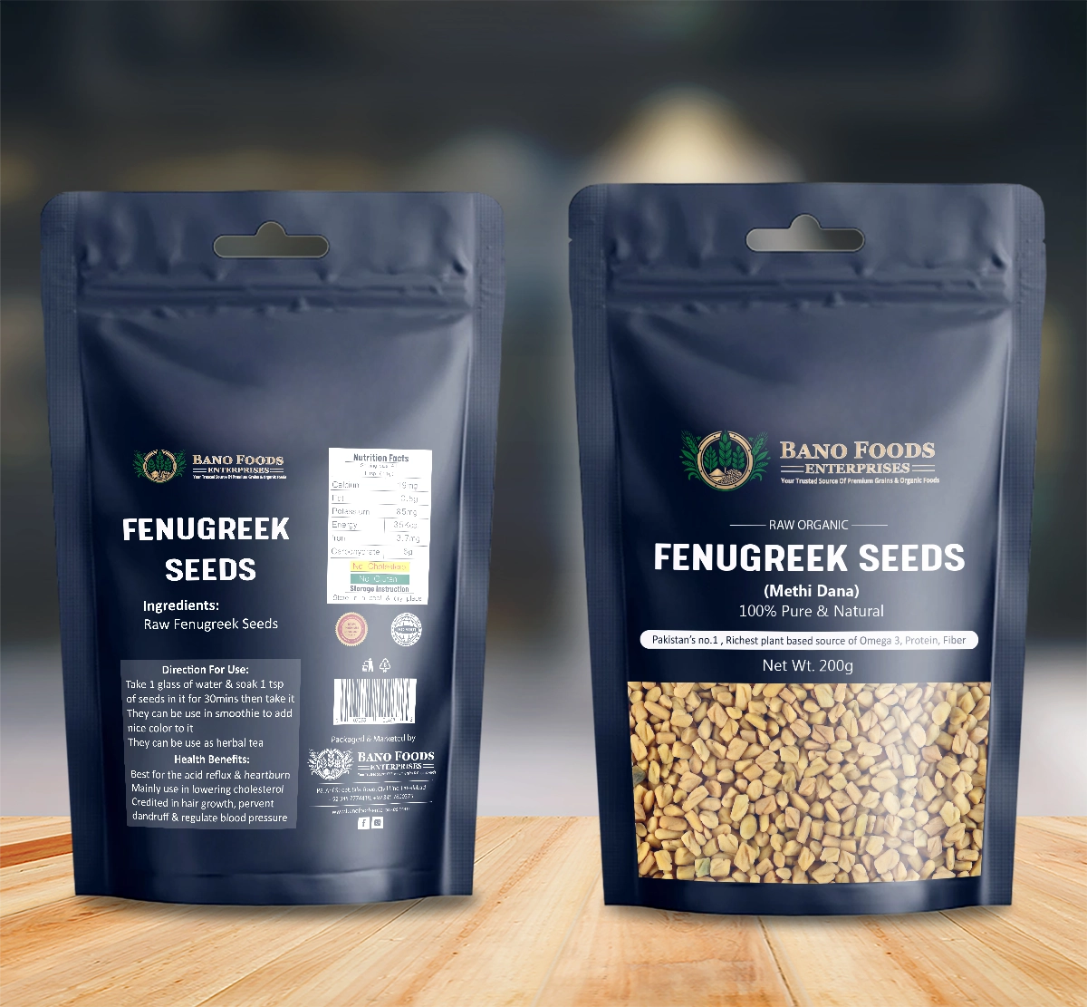 Bano Fenugreek Seeds (Methi Dana) 200g - Image 3