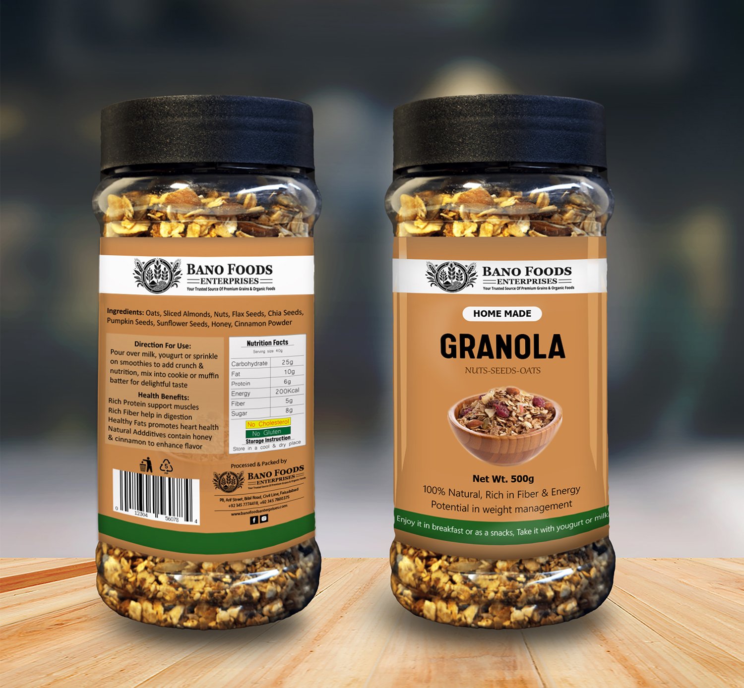 Bano Homemade Granola 500g - Image 5